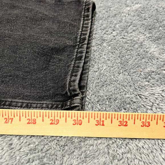 Levi’s Jeans Womens 30 Low Pro Straight High Rise Black Denim Pants - Picture 10 of 12